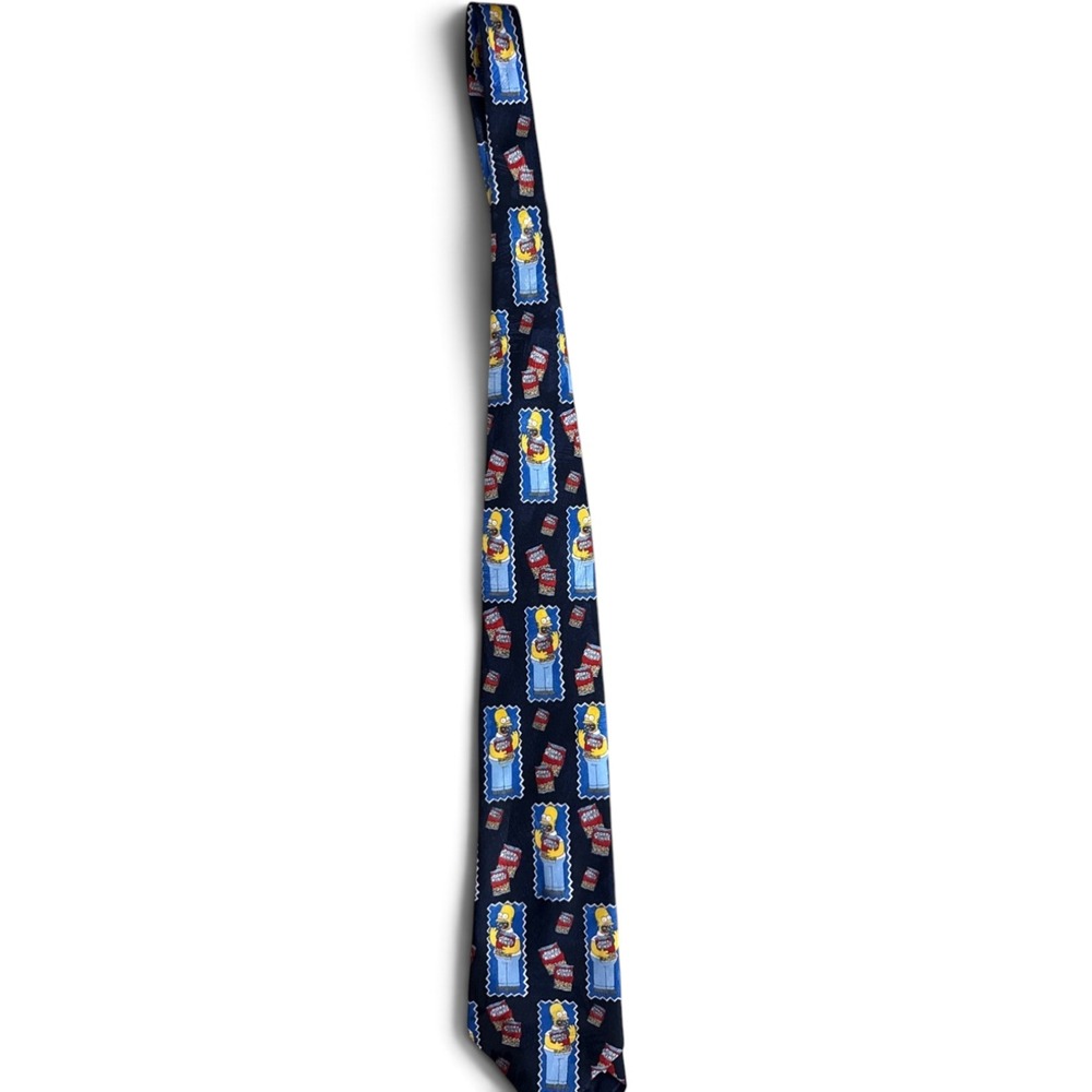 Vintage St Michael Marks & Spencer The Simpsons Homer Simpson Pork Rinds Tie